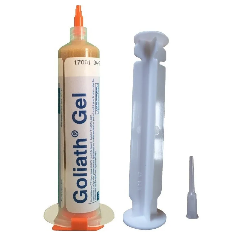 Seringue de Goliath Gel et son applicateur, la rupture technologique de la lutte anti-cafards