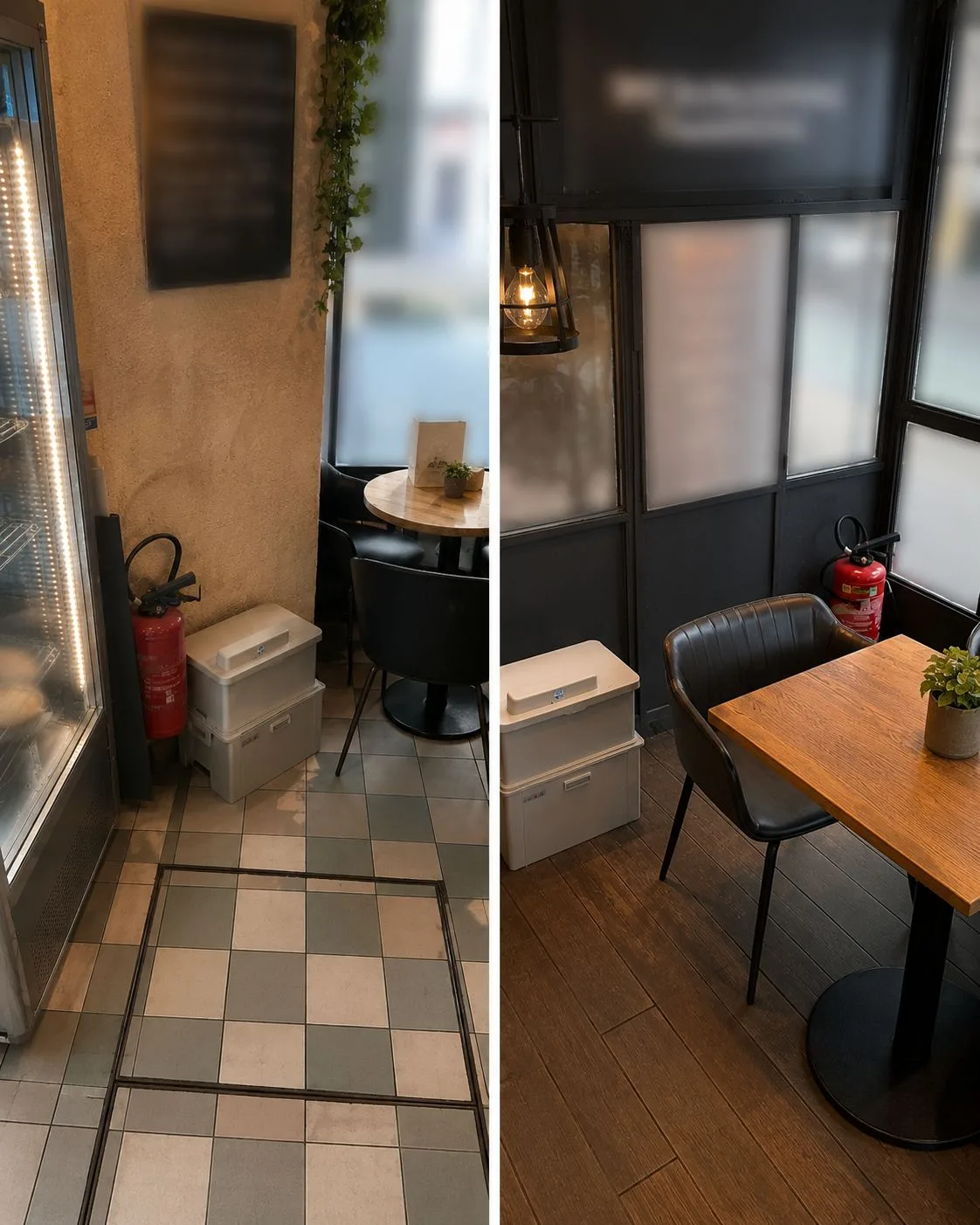 Mirabox intégré en salle de restaurant